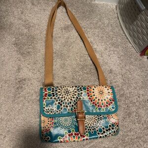 Fossil Key-Per Crossbody